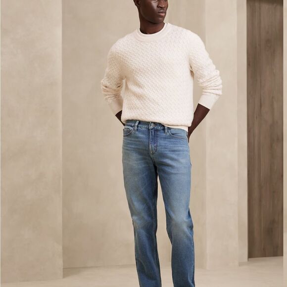 BR STRAIGHT TRAVELER JEAN 2.0  size 32/32 NWT in packaging - Picture 1 of 8